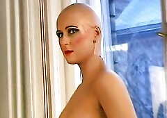 Monika extreme transformation into a puppet