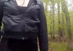 Lilicross, valking in the forest, alone