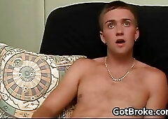 Two cute gay dudes get naked and masturbate for the cam 4