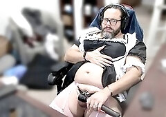 Amateur sissy, lock, sissy lingerie