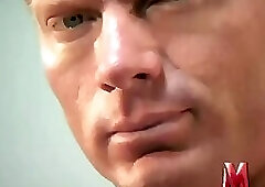 Rob Cody Stripping Down To Black Briefs