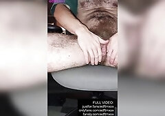 POV: U're Below My Desk Whilst I Jack off And Cum