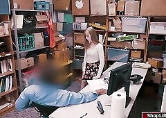 LP officer fucks shoplifter Dollys pussy
