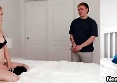 Eating out busty girlfriends ass