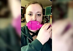 takes 4" sextoy gag training teaser