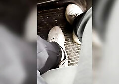 I discovered used condoms. Swallowed the cum from him and jerked off his hirsute dong