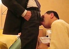 Sucking My Asian Daddy's Small Cock