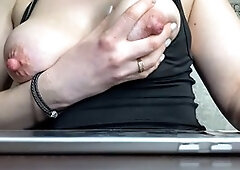 Masturbation, climax, big ass