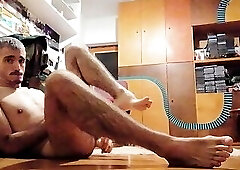 Feeding my hairy ass