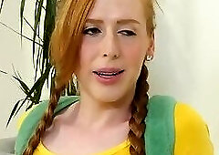 Trans babysitter Shiri Allwood gets seduced by her new boss.He kisses the tgirl and sucks on her