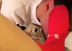 Dominating Mormon Boy with my feet and cock - 2 loads