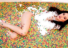 Psasionate solo movie with foodie thot Maddy May