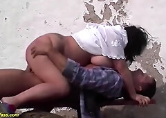 Chubby Teen 18+ With Massive Melons Outdoor Fucked