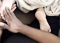 Goddess Marcy Roommates Unaware Footjob – From Foot