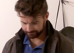 Buff hunk analizing his passionate lover