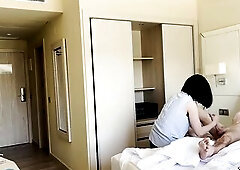 PUBLIC COCK FLASH. I pull out my dong in front of a hotel maid and that babe assented to jerk me off.