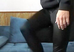 Shaking Ass In Black Tight Lycra