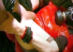 sissy maid gets own hole cleaned out after work - fisting 8