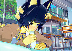 Yaoi hard, fur covered