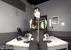 VR Conk: Hawt Mina in Uniform Bangs Hard in Cosplay Porn pt.1