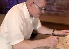 Pretty mother i'd like to fuck with large titties enjoys with a large schlong inside her bushy cunt