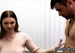 Meet Fate who is super lucky to end up on this therapy session. There are two pairs of beautiful tits.. milf and teen boobies. Both mesmerizing and re