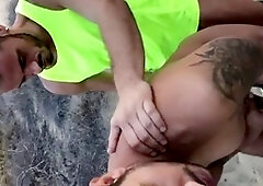 Big cock, facial, bj