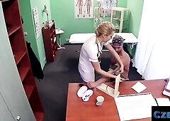 CZECH XXX - Nurses Warm Wet Vagina Solves Patients Ramrod Problem