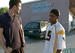 Black & white gay fucking