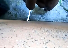 Nude Douche Outdoors in Jamaica