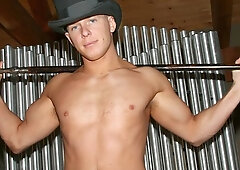 Tommy D and Pierce: mostly solo Christmas orgasms