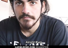 LatinLeche - Uber-cute Latino Hipster Gets A Gloppy Jizm Facial cumshot