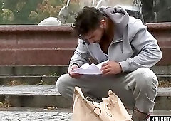 Big cock gay flip flop with cumshot