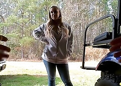 Roadside - Our Mechanic Got Fortunate With A Breasty Golden-Haired Sweetheart Bailey Brooke