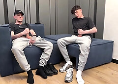 Guys Jerking Off Together