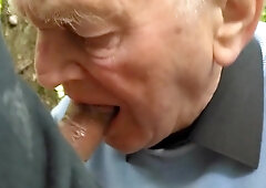 old man suck my cock (in the park) 2
