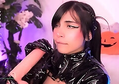 Real amateur teen plays with toys as she masturbates