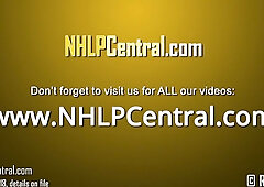 Large melons brunette hair Mother I'd Like To Fuck Karina Currie bangs her massive rod toy in slinky nylon hose and  shiny ebony high heels!