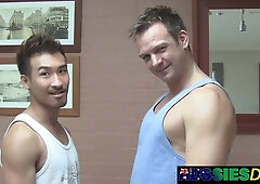 Aussie Batty man Marc Cant Stop Shagging Julian Taut Ass hole