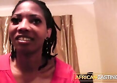 Amateur Afro older wench looking for a job ready to suck large white rod and takes it up taut ebony butt raw to get a larger pay-check. For full movie