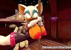 Rouge The Pole Dance