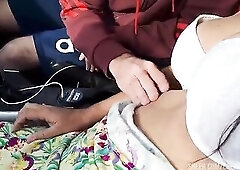 Cuckold spouse watches his wife give a stranger blow job in public. They then take the man home so this chab can creampie her twat!