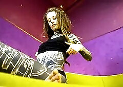 Skinny Tattooed Girl Pussy stuffing Fantasies