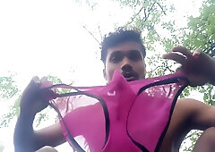 Jordiweek Nude Outdoor In Pinky Underwear Public Places