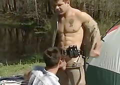Dissolute cop fucks a guy